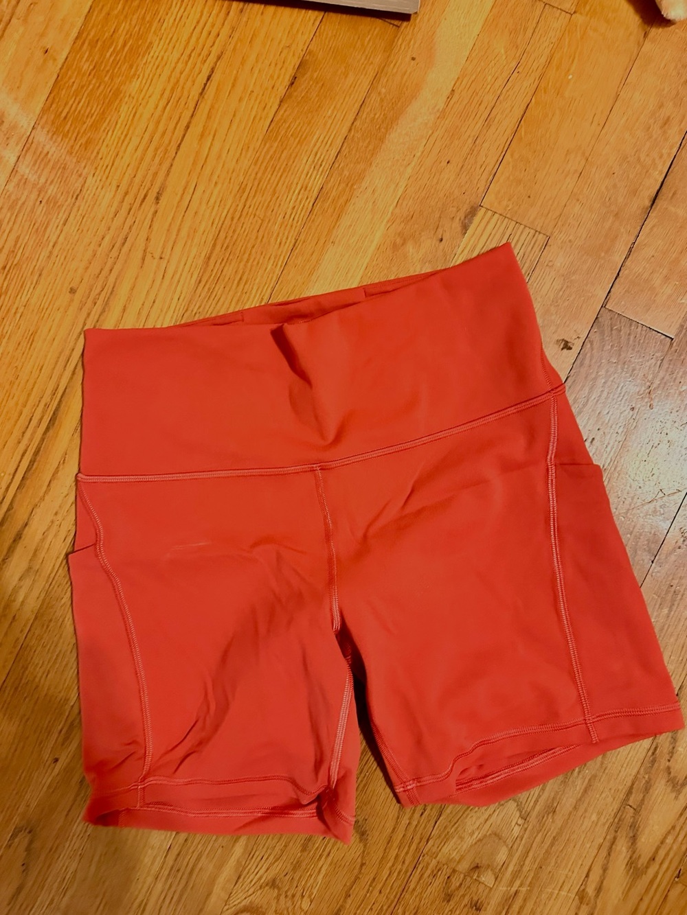 lululemon athletica wunder train shorts 6” inseam pockets